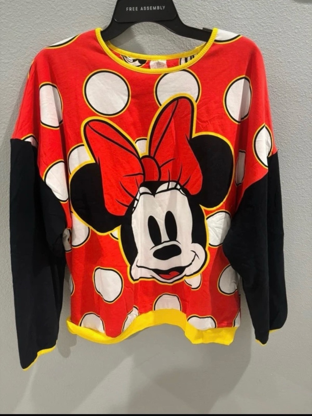 Mickey and Minnie long sleeve shirt